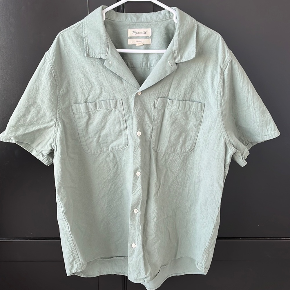 Madewell Sage Casual Button Down